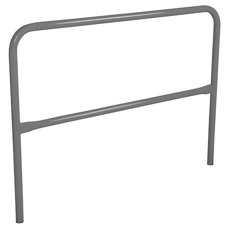 Vestil STEEL PIPE SAFETY RAILING 60 IN LENGTH GRAY VDKR-5-GYSG